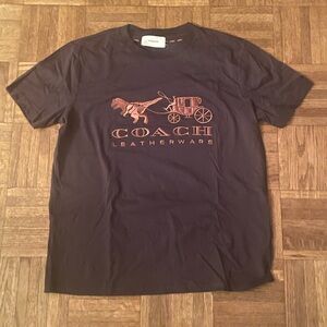 Medium brown and orange Coach t-shirt